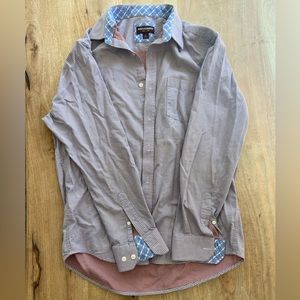 Johnston & Murphy Button-Collar Premium Cotton Shirt